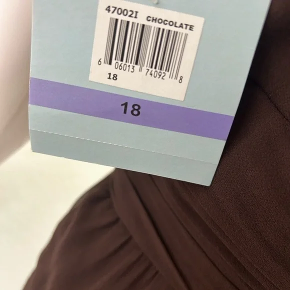 Suzi Chin for Maggy Boutique Chocolate Midi Dress - Picture 8 of 12